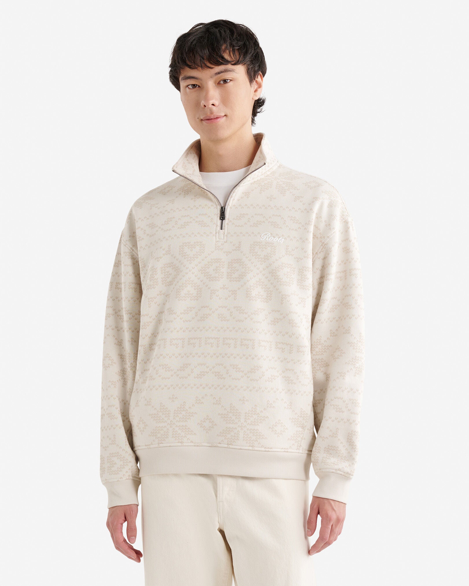 Roots Fair Isle Quarter Zip