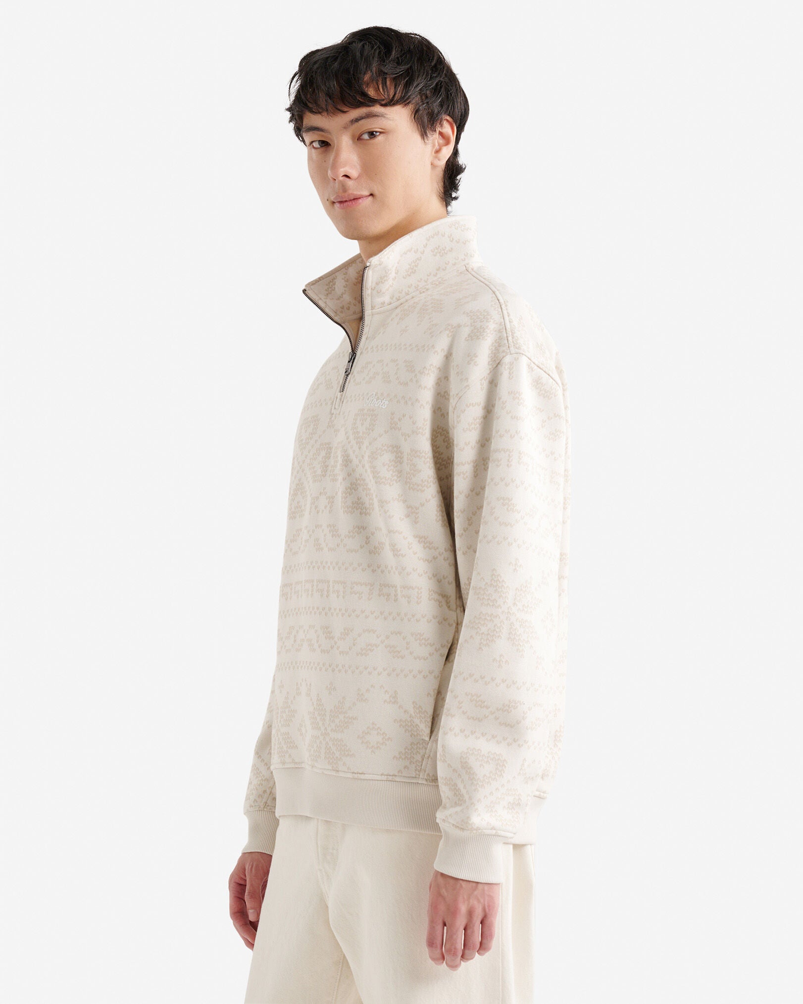 Roots Fair Isle Quarter Zip