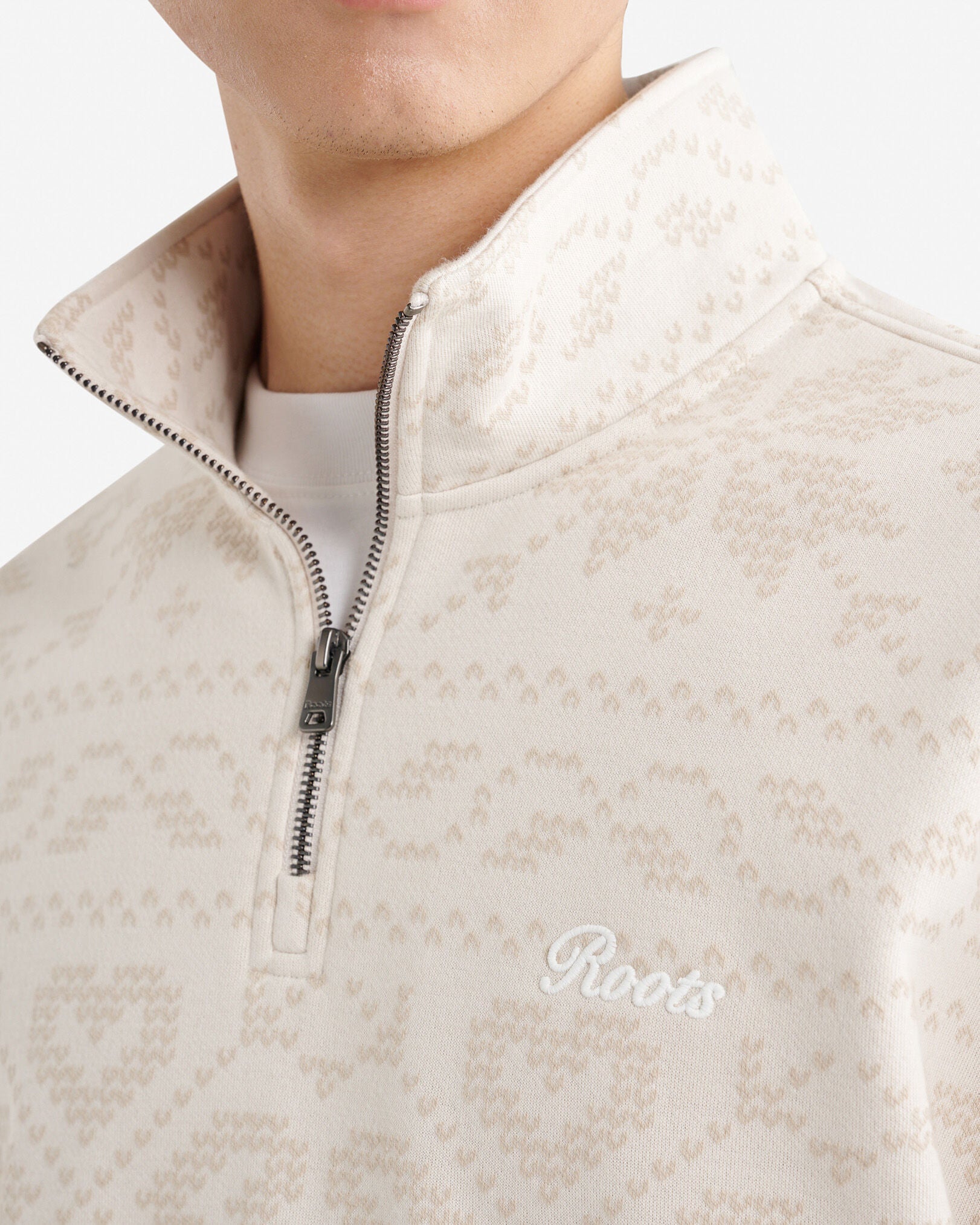 Roots Fair Isle Quarter Zip