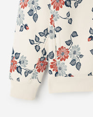 Floral Print Hoodie