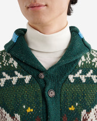 Cabin Shawl Fair Isle Cardigan