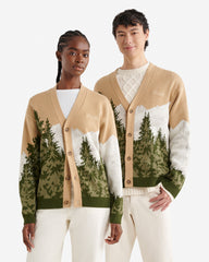 Landscape Intarsia Cardigan