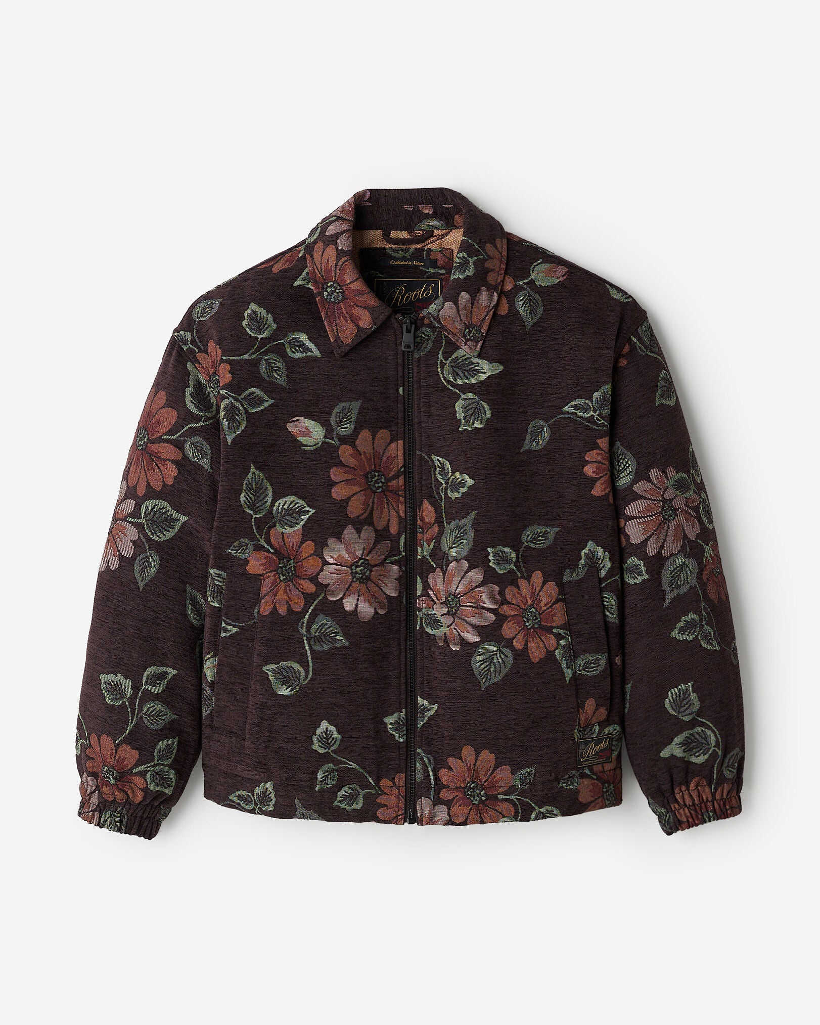 Floral Jacquard Jacket