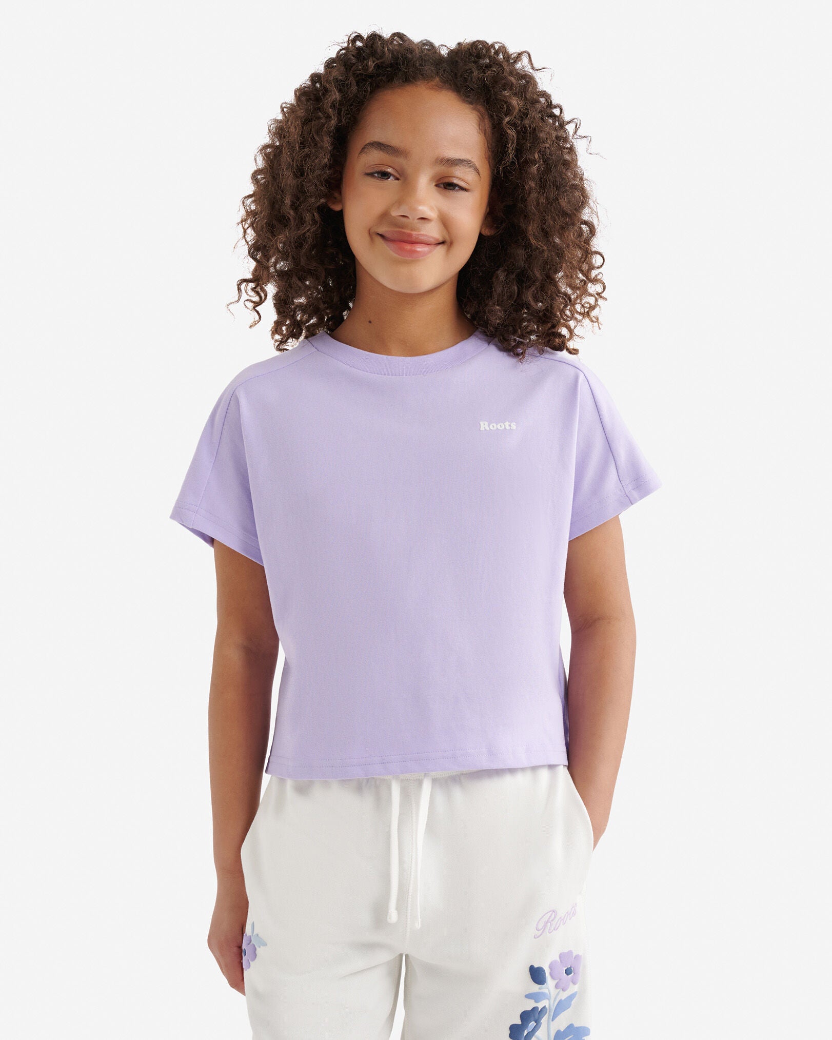 Girls Summer Cloud Boxy T-Shirt