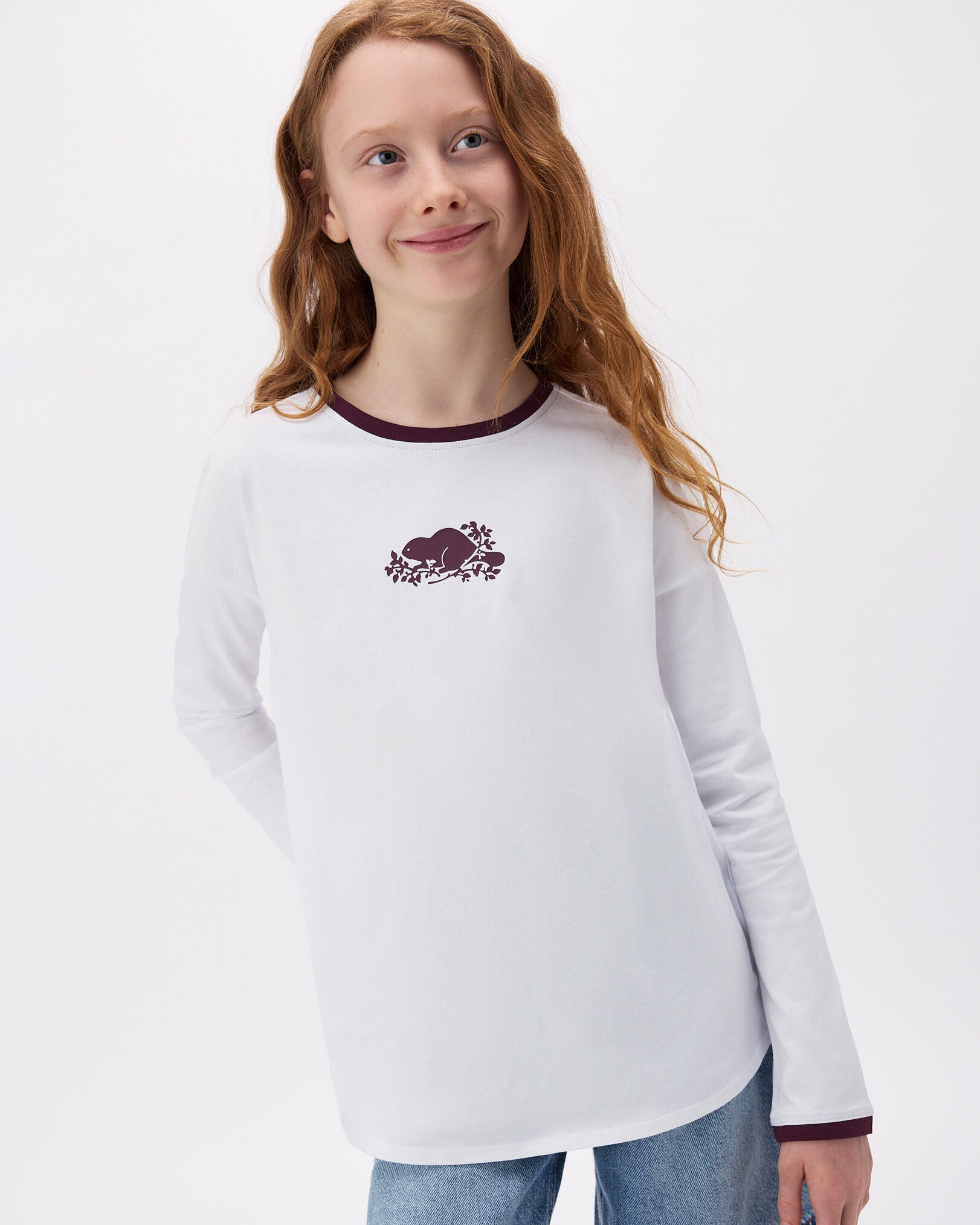 Girls Cooper Pop Relaxed Long Sleeve T-Shirt
