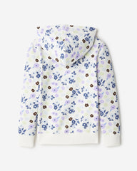 Kids Floral Full Zip Hoodie