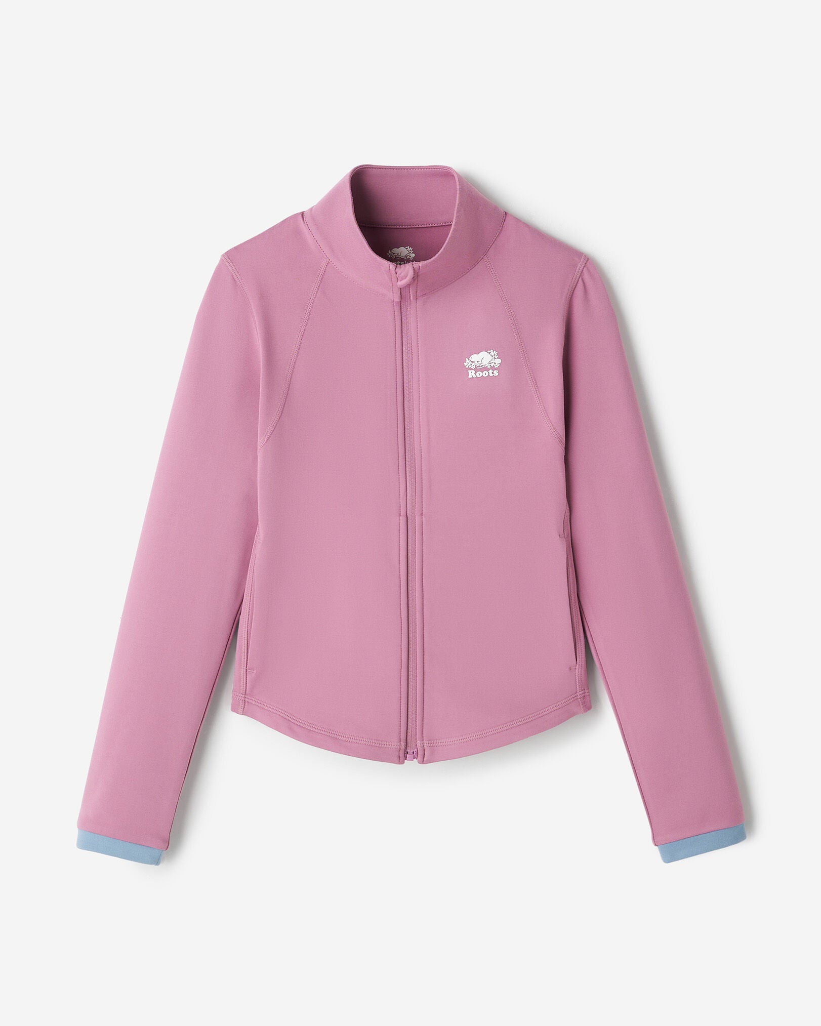 Girls Active Fitted Track Jacket