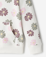 Kids Roots Academy Floral Hoodie