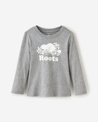 Toddler Organic Original Cooper Beaver Long Sleeve T-Shirt
