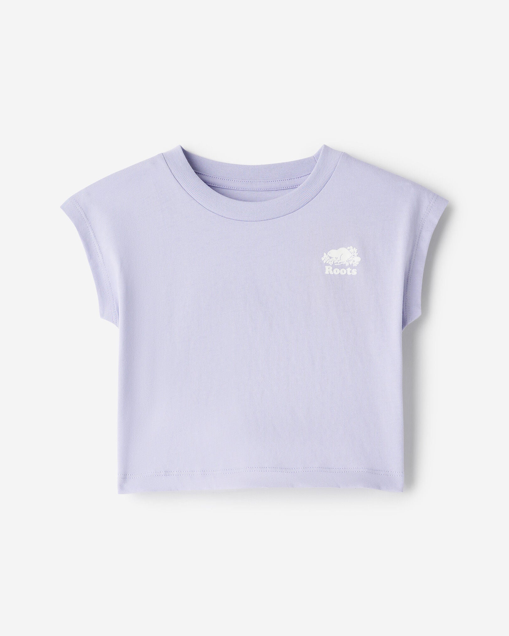 Toddler Girls Sleeveless Boxy T-Shirt