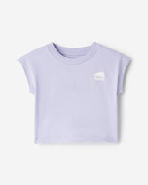 Toddler Girls Sleeveless Boxy T-Shirt