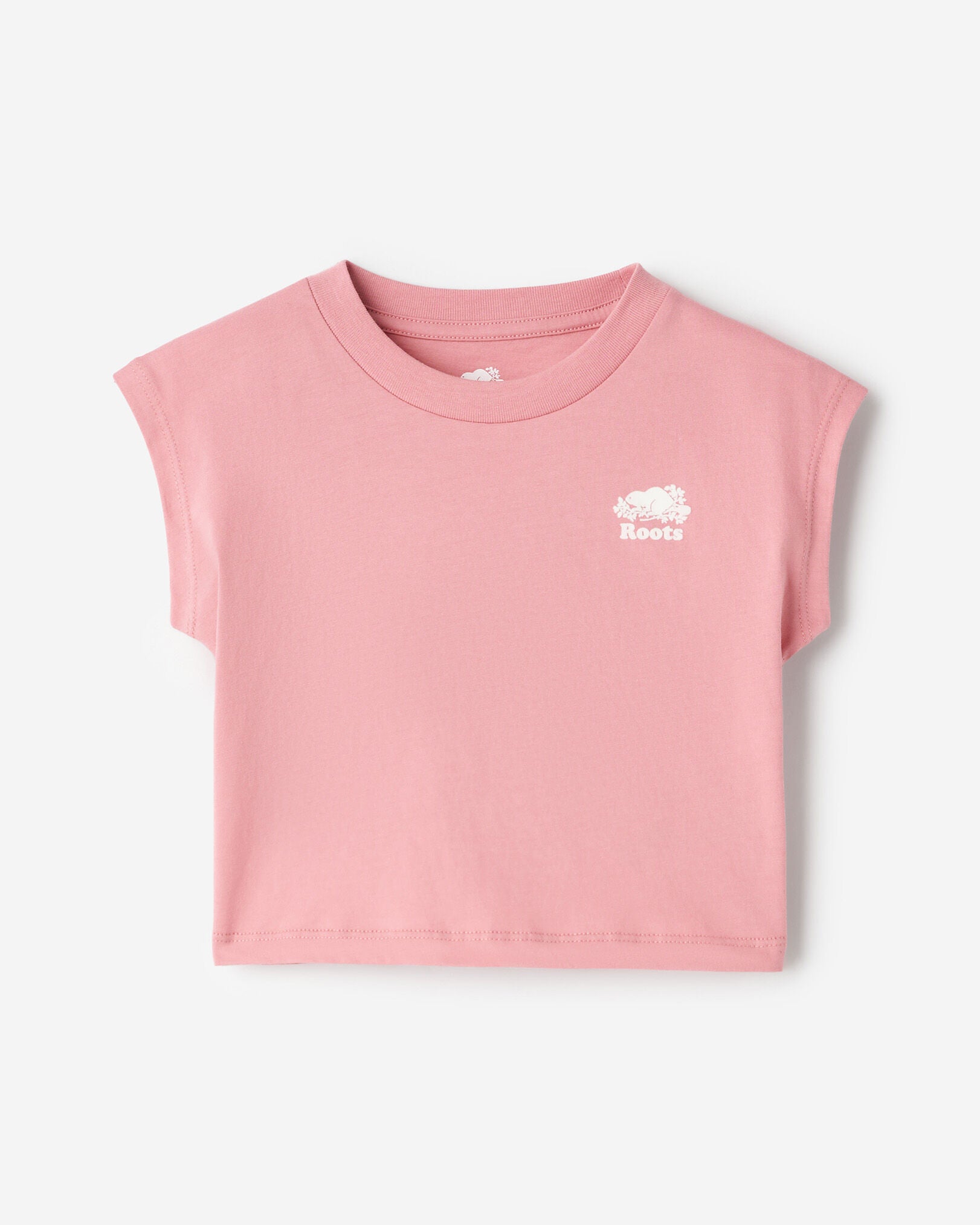 Toddler Girls Sleeveless Boxy T-Shirt