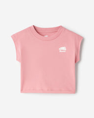 Toddler Girls Sleeveless Boxy T-Shirt