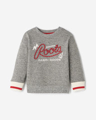 Toddler Cabin Rope Applique Crew Sweatshirt
