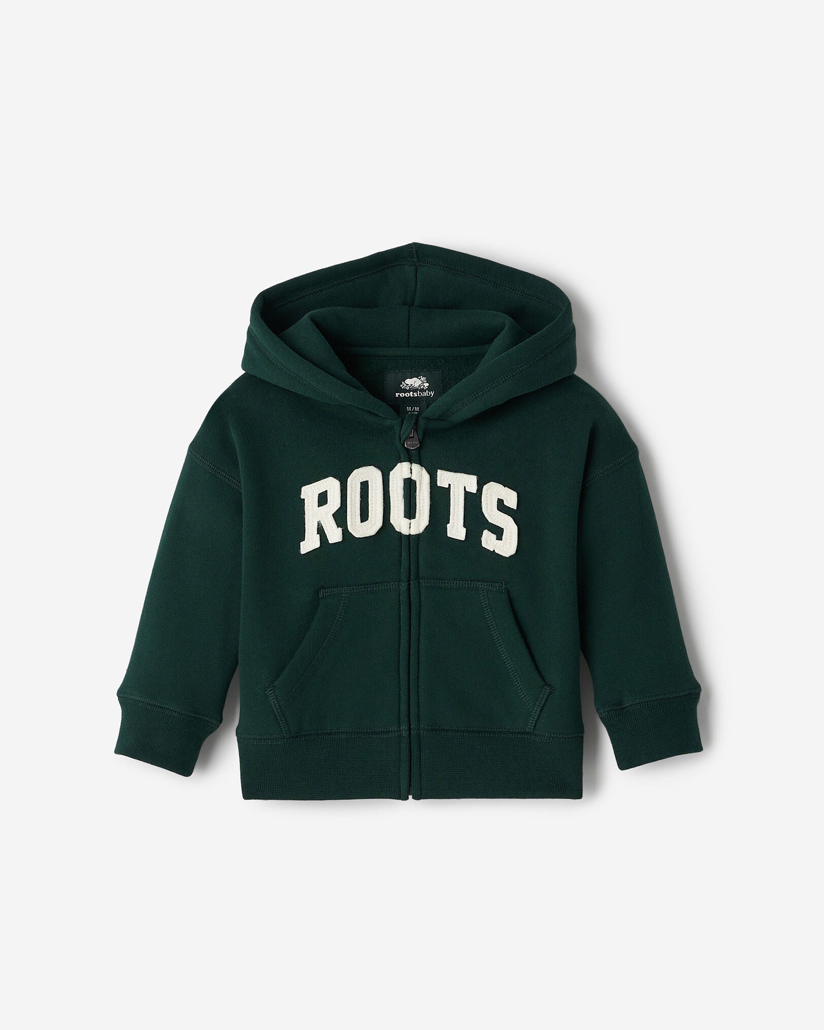 Baby Roots Applique Full Zip Hoodie