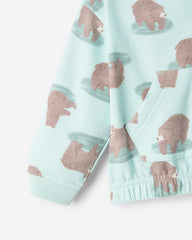 Baby Cozy Bear Zip Hoodie