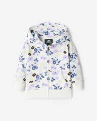 Baby Floral Full Zip Hoodie
