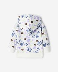 Baby Floral Full Zip Hoodie