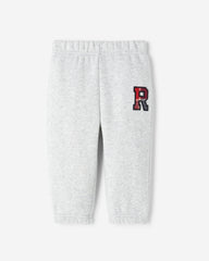 Baby Plaid Applique Sweatpant
