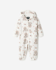 Baby Cozy Bear Romper Hoodie