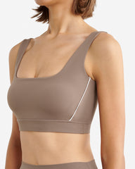 Restore Stretch Piped Sports Bra