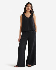 Isla Cotton Gauze Gathered Tank