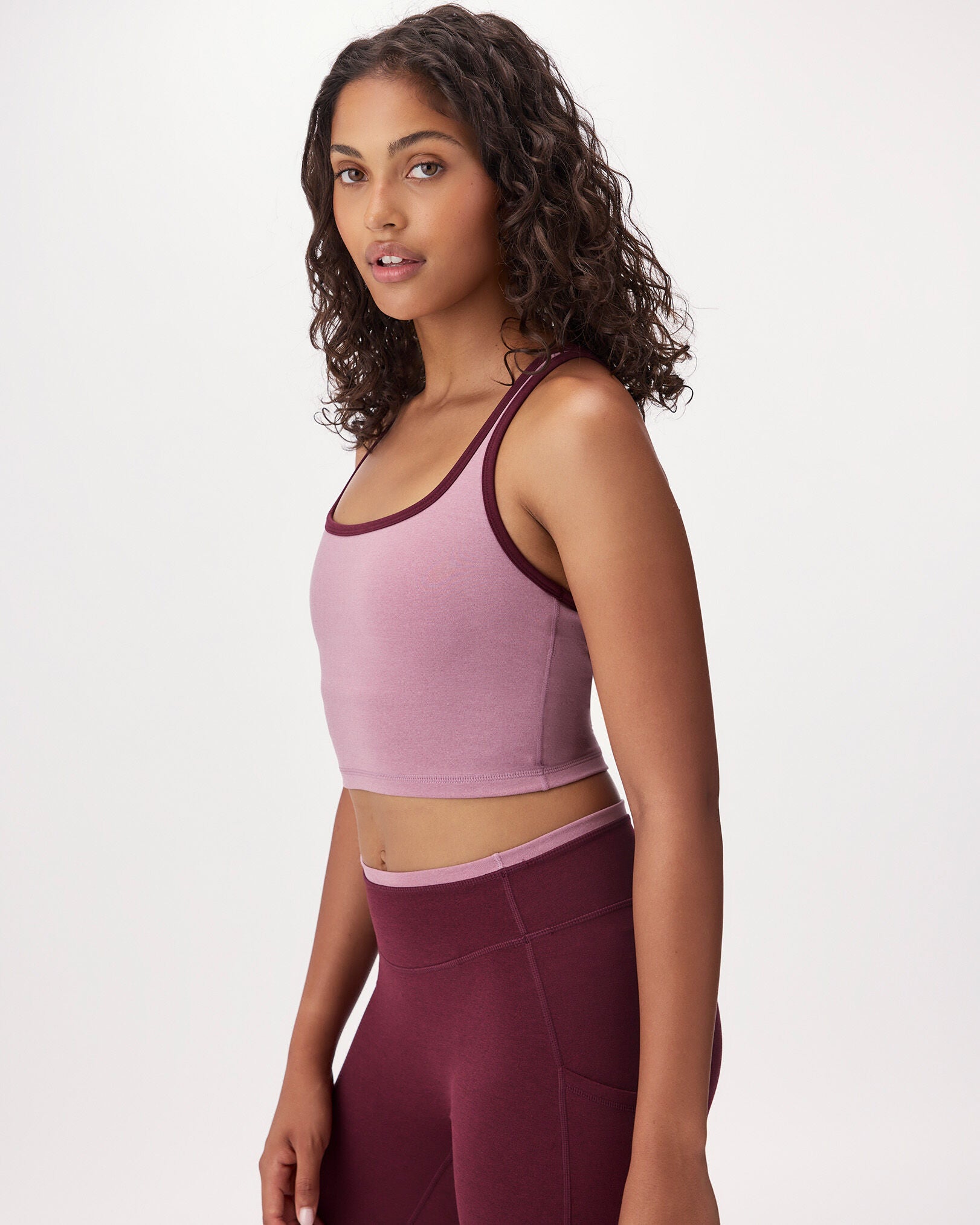 Active Knit Cropped Tank