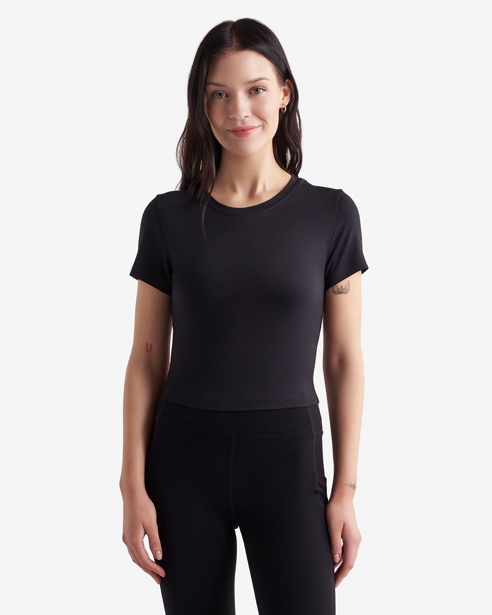 Renew Knit Crop T-Shirt