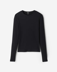 Roam Rib Fitted Long Sleeve Top