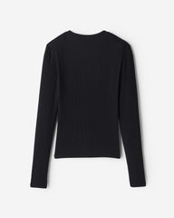 Roam Rib Fitted Long Sleeve Top