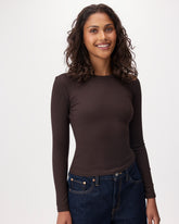 Roam Rib Fitted Long Sleeve Top