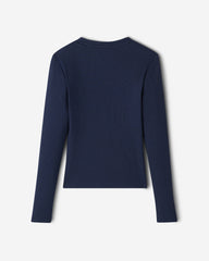 Roam Rib Fitted Long Sleeve Top