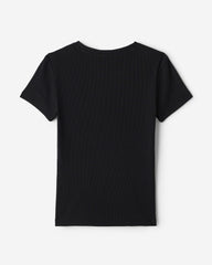 Roam Rib Fitted Short Sleeve Top