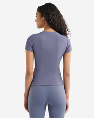 Roam Rib Fitted Short Sleeve Top