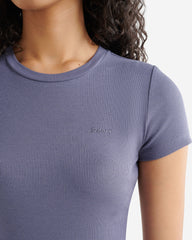 Roam Rib Fitted Short Sleeve Top