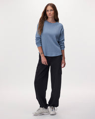 Waffle Long Sleeve Top