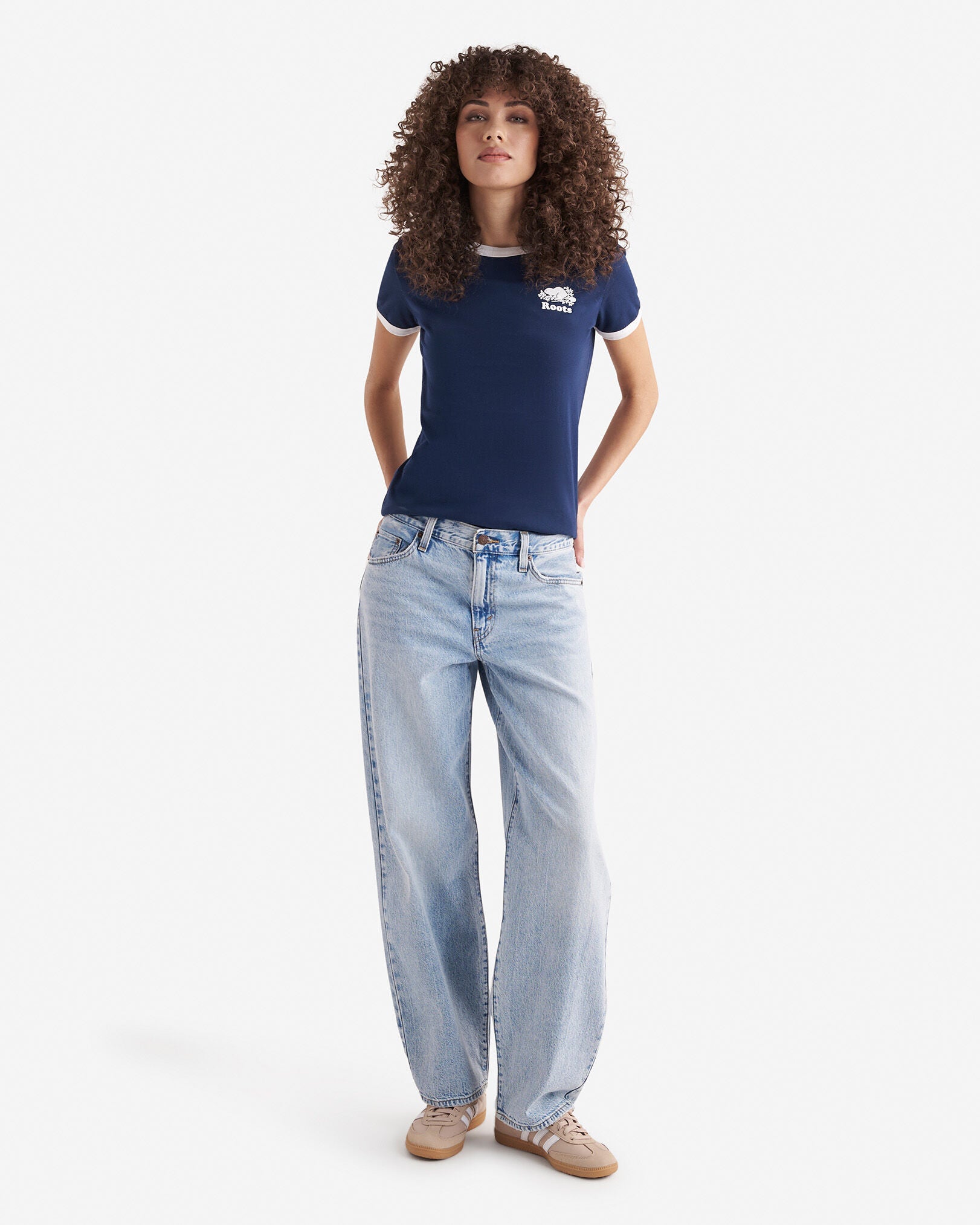 Womens Organic Cooper Ringer T-Shirt