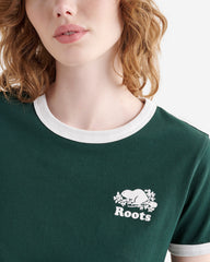 Womens Organic Cooper Ringer T-Shirt