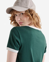 Womens Organic Cooper Ringer T-Shirt