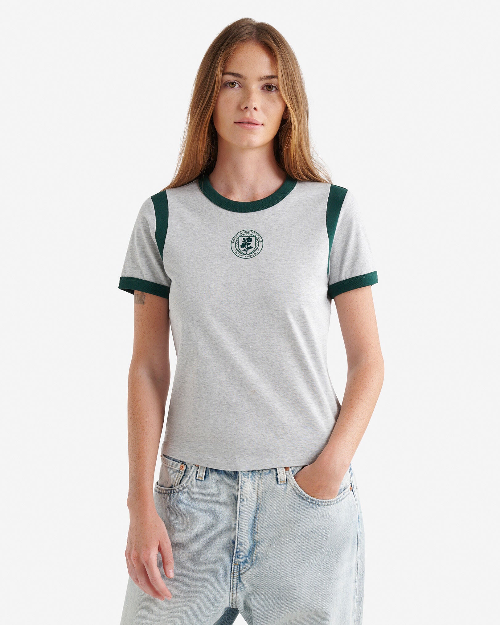 Womens Summer League Ringer T-Shirt