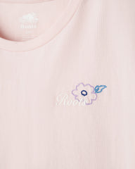 Womens Roots Script Floral T-Shirt
