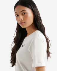 Womens Roots Script Floral T-Shirt