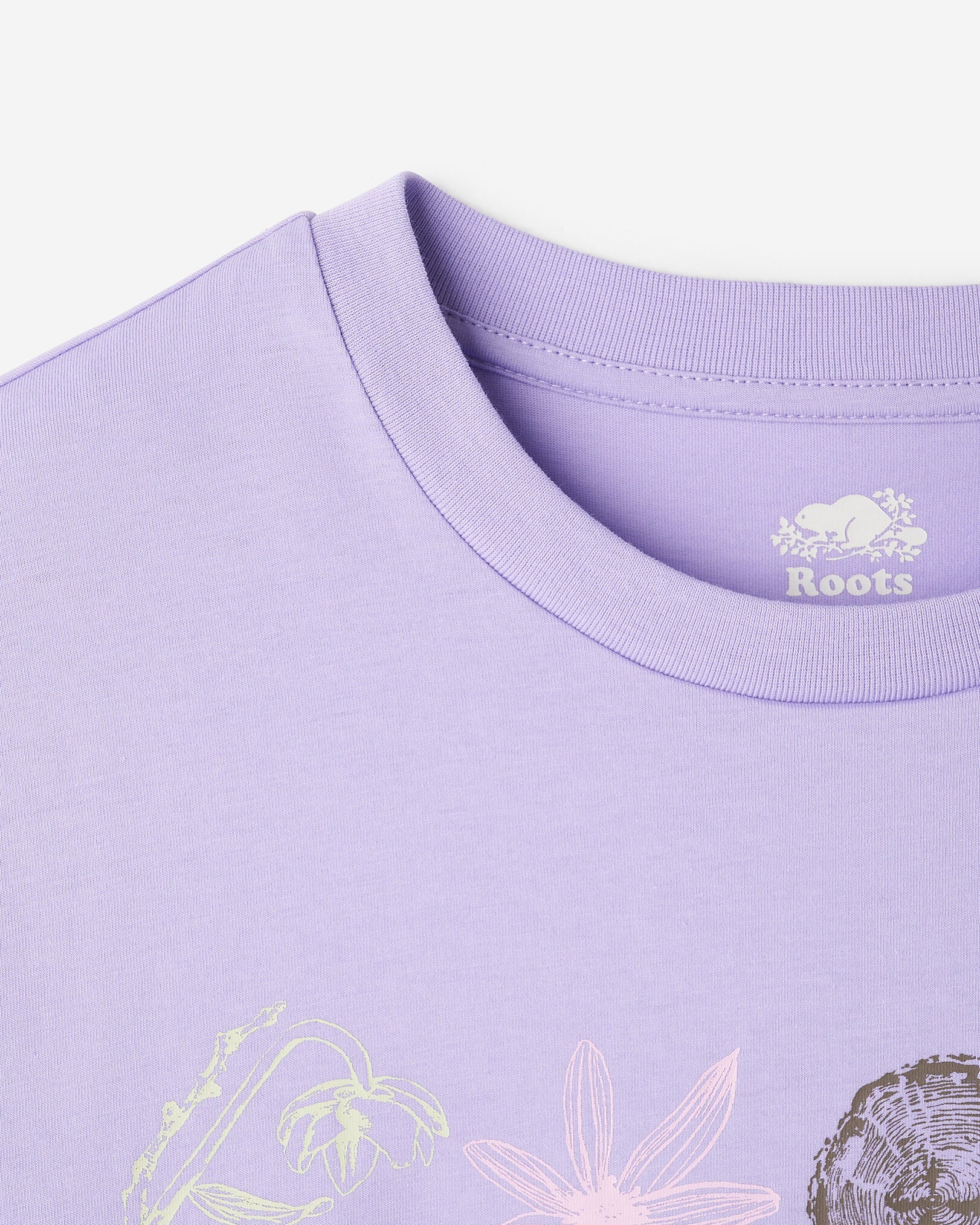 Womens Roots Nature Stamp T-Shirt