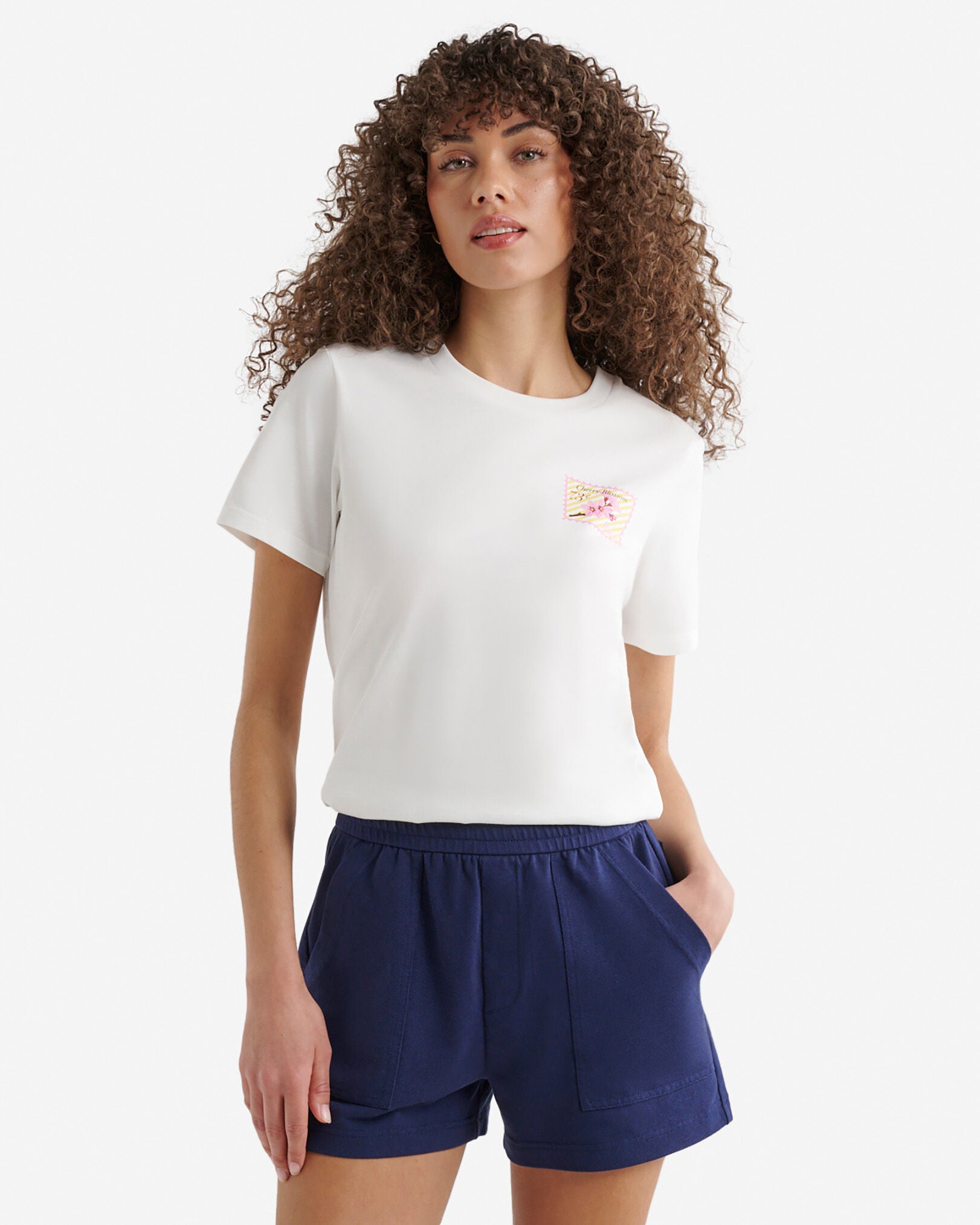 Womens Roots Spring Stamp T-Shirt