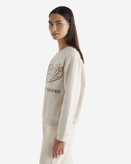 Plaid Applique Crew
