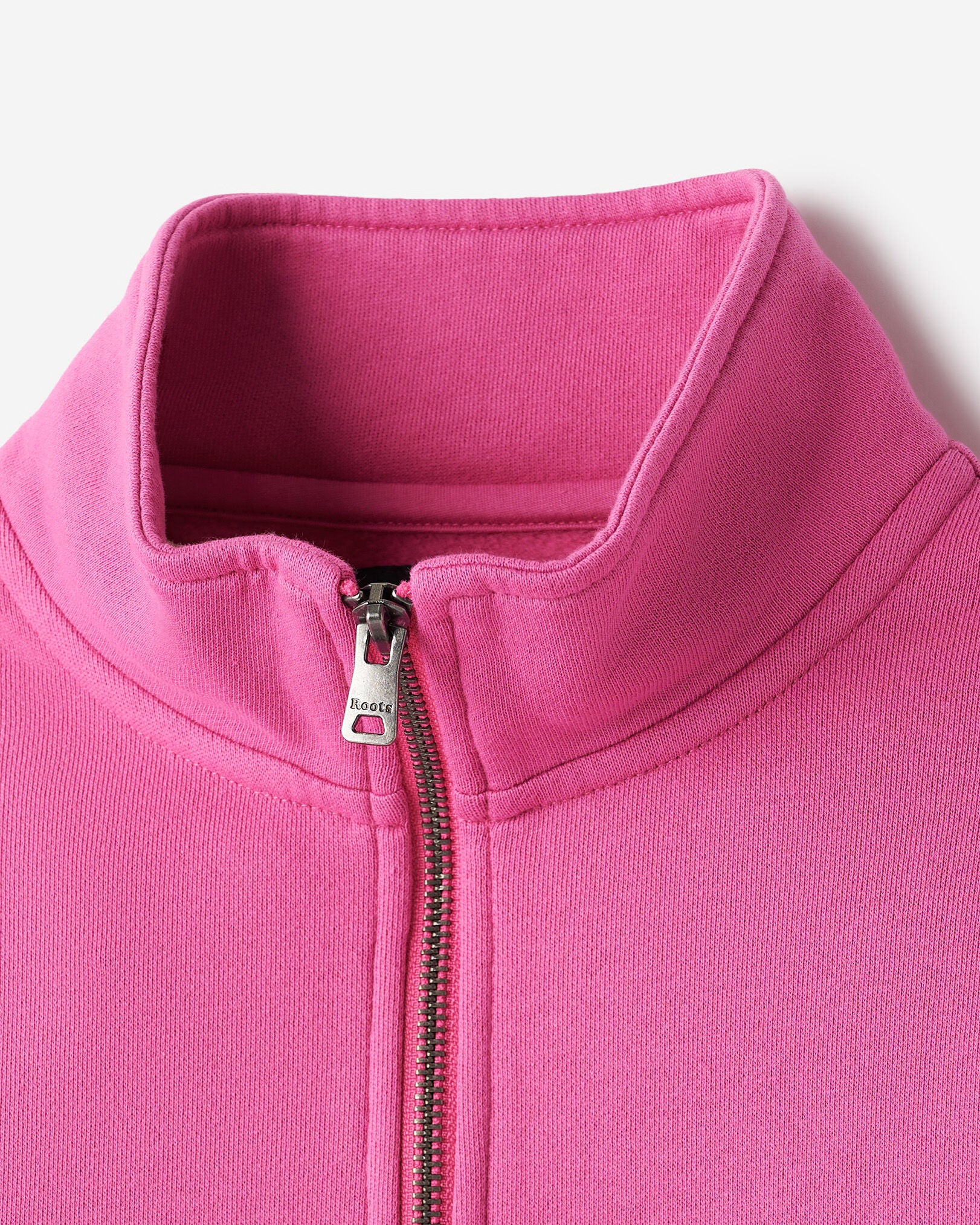 Organic Cooper Relaxed Quarter Zip Stein