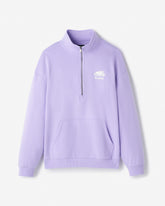 Organic Cooper Relaxed Quarter Zip Stein
