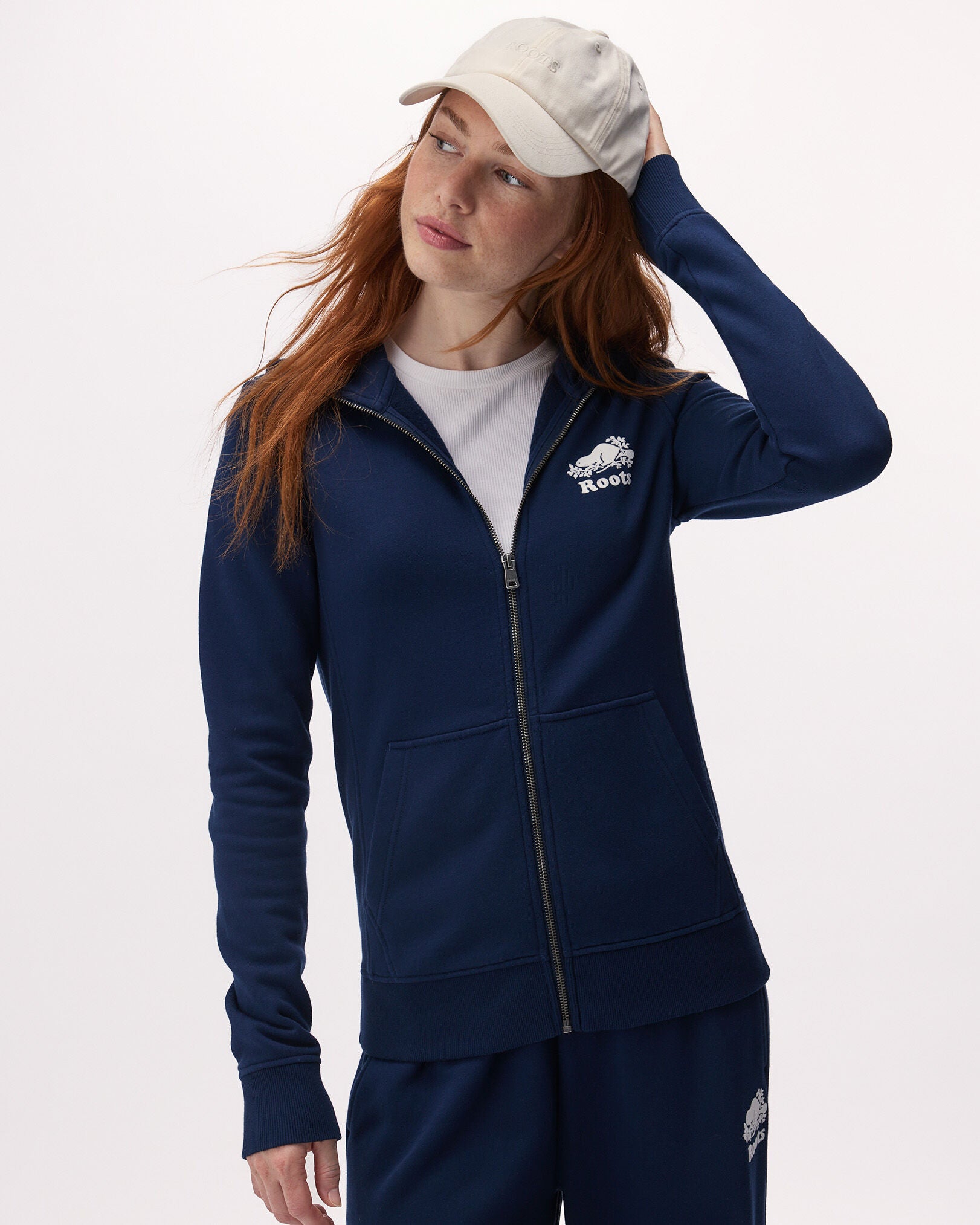 Organic Cooper Slim Full Zip Hoodie