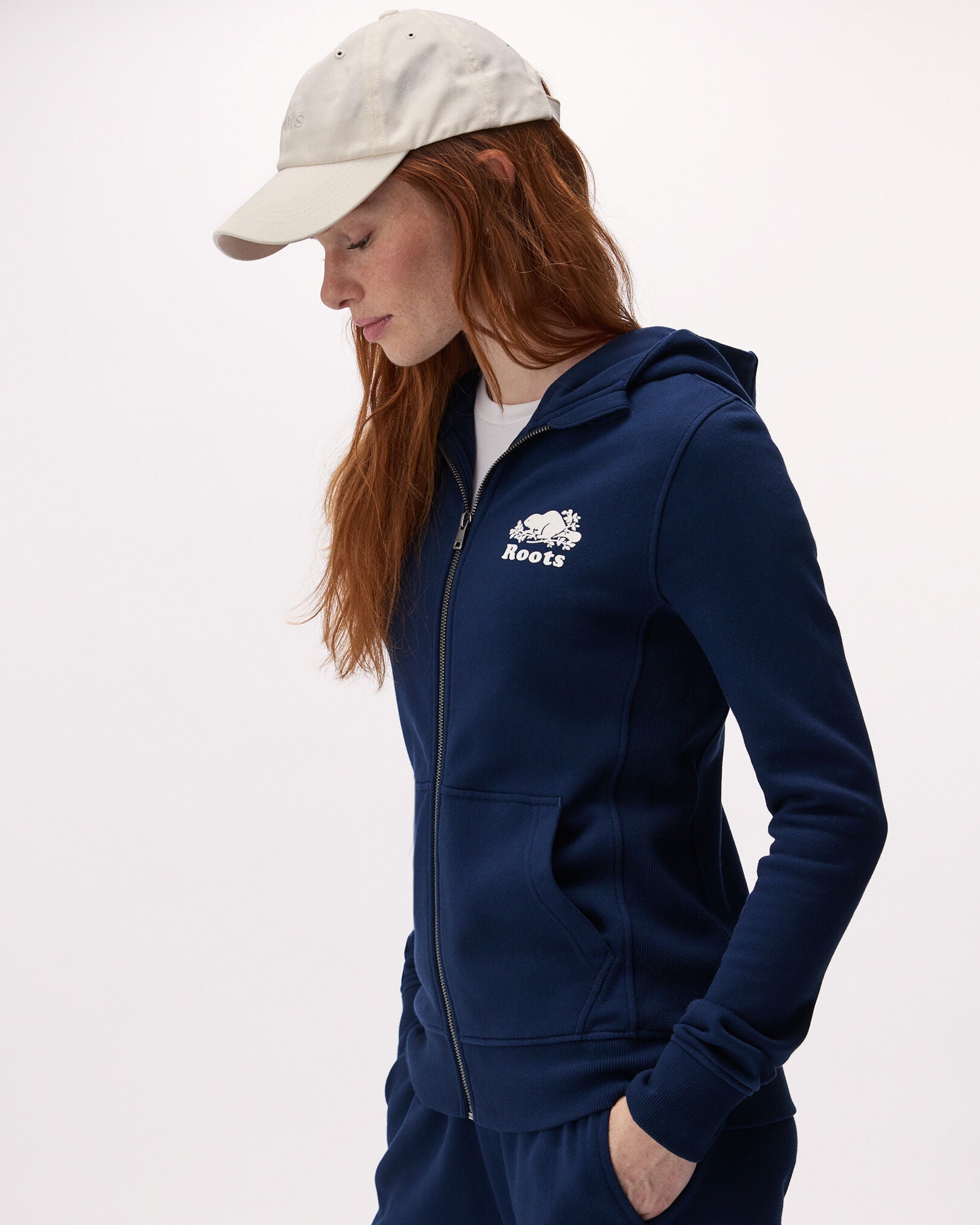 Organic Cooper Slim Full Zip Hoodie