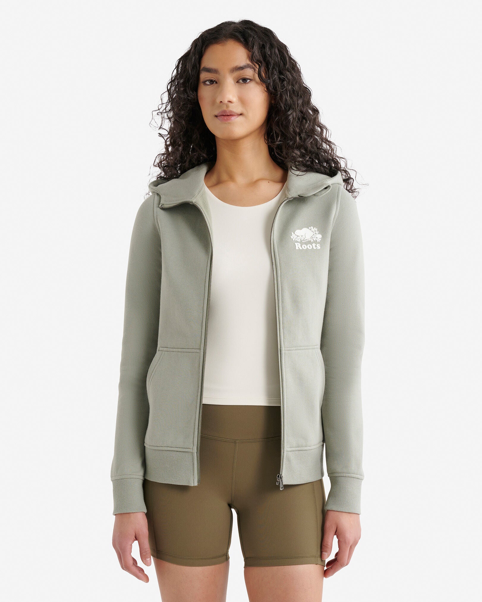Organic Cooper Slim Full Zip Hoodie
